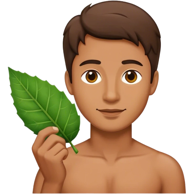 man with leaf emoji