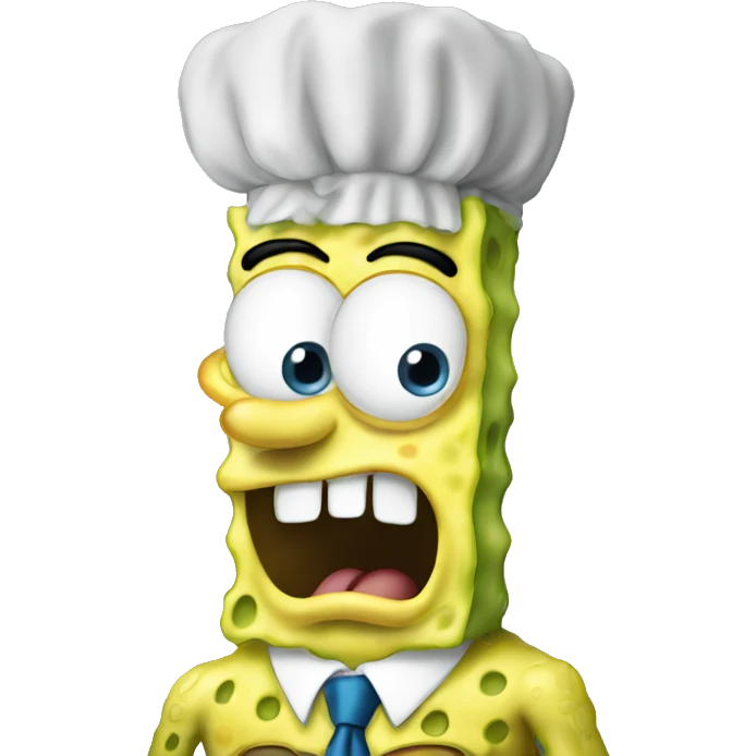 SpongeBob stressed emoji