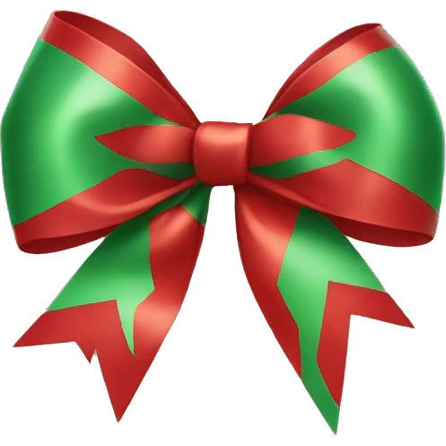 Christmas bow  emoji