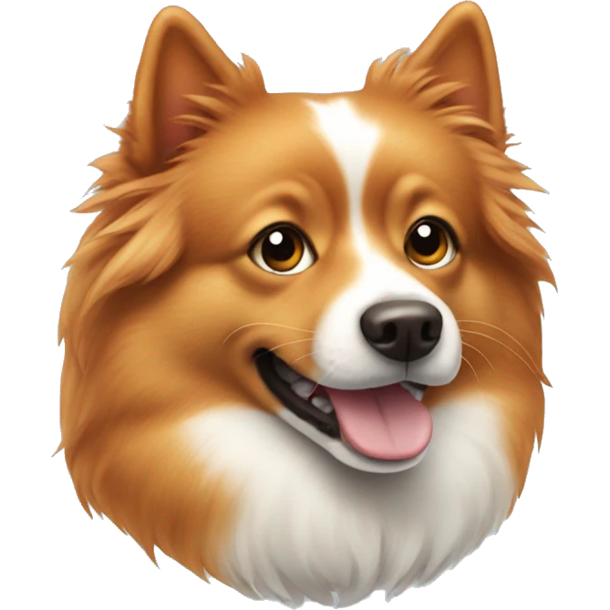 Dog ginger spitz emoji