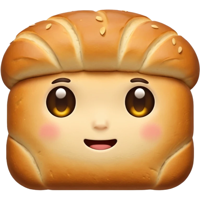 bread loaf taking a nap emoji