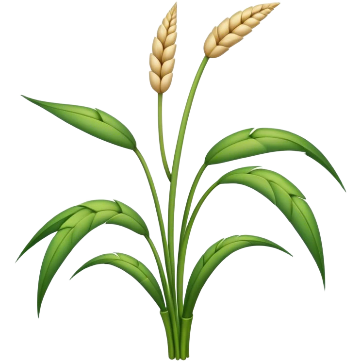 reed plant bending emoji