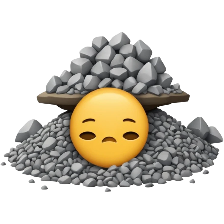 Gratin de graviers emoji