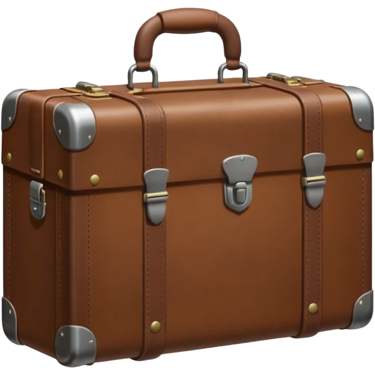 A sturdy travel suitcase emoji
