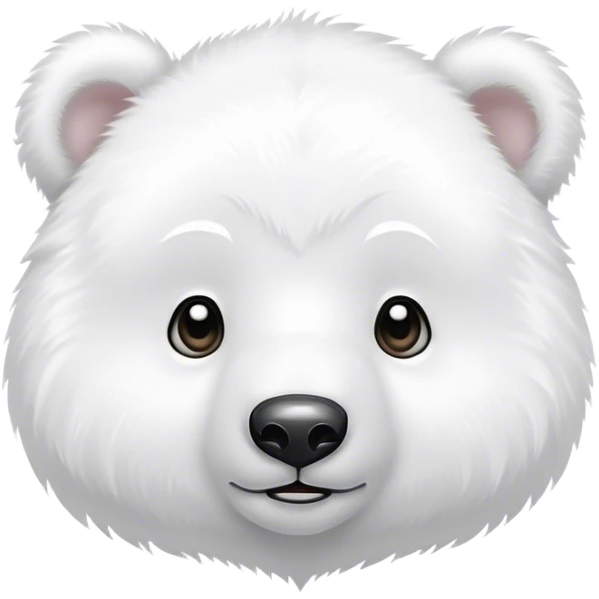 baby white bear emoji