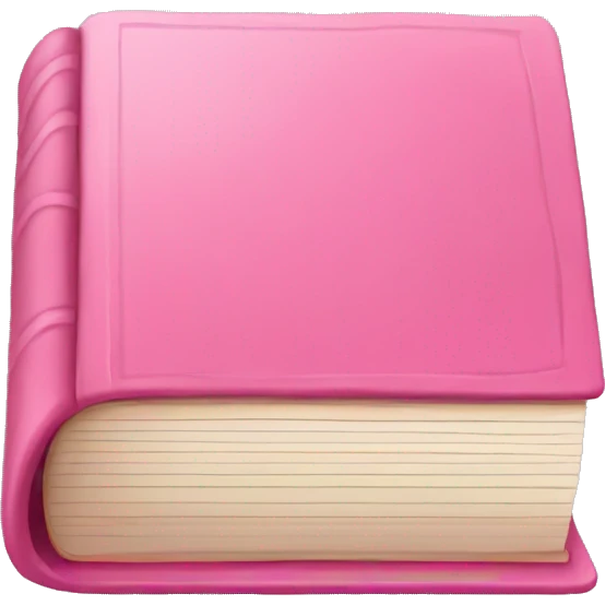 pink book emoji