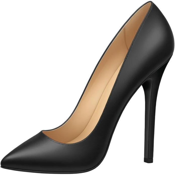 Black office pumps emoji