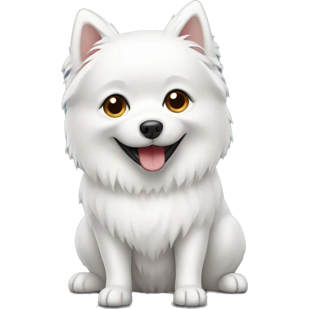 Spitz white emoji