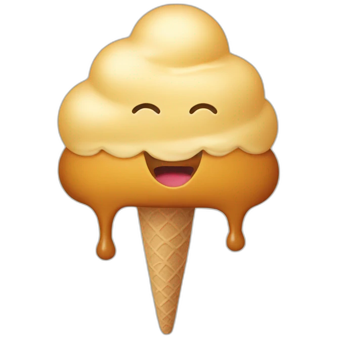 Butterscotch icecream emoji