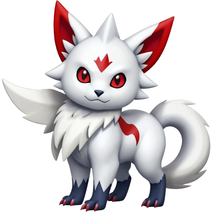 Absol-Zangoose-Pokémon-Fakémon-hybrid-creature (full body) emoji