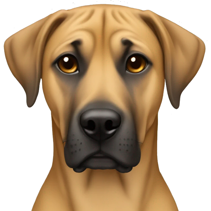 black mouth cur emoji