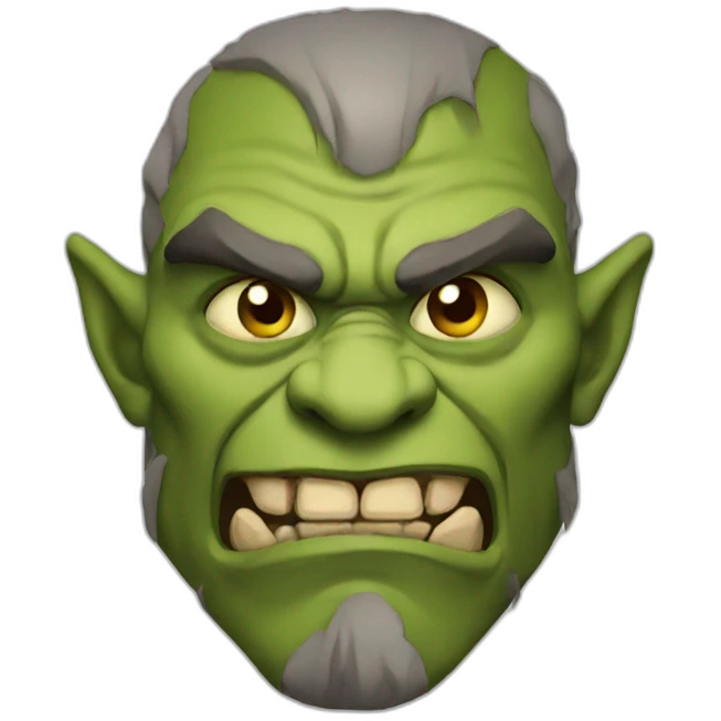 orc face emoji