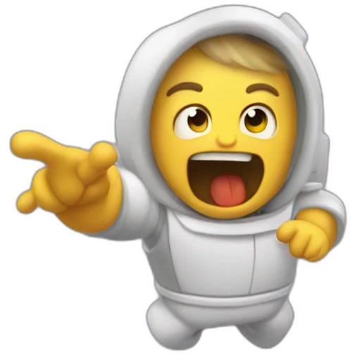 Amongus impostor being ejected emoji
