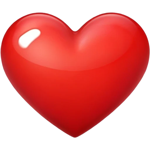 red heart emoji