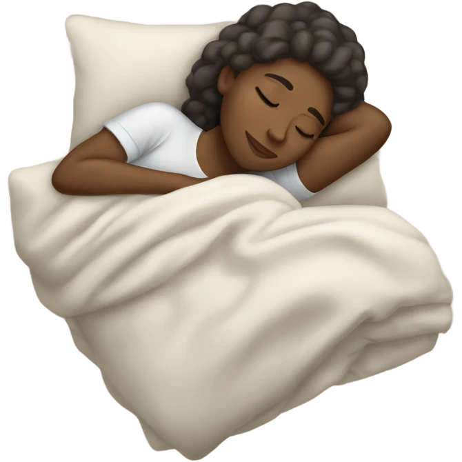 white girl sleeping emoji