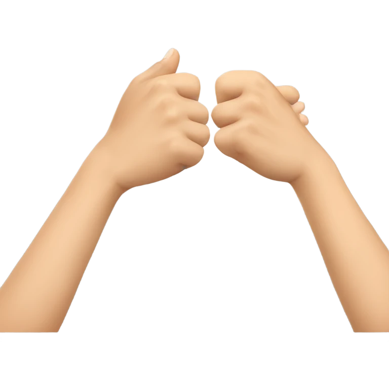 two russian hands greeting each other  emoji