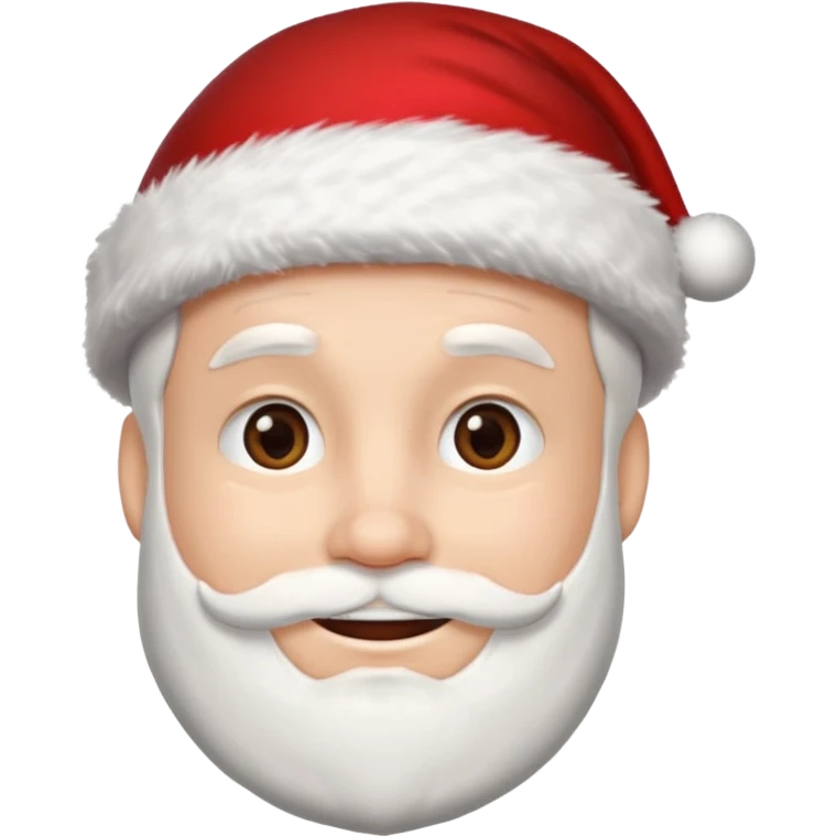 man with santa cap no beard  emoji