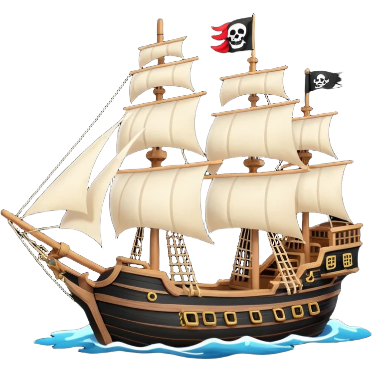 pirate ship emoji
