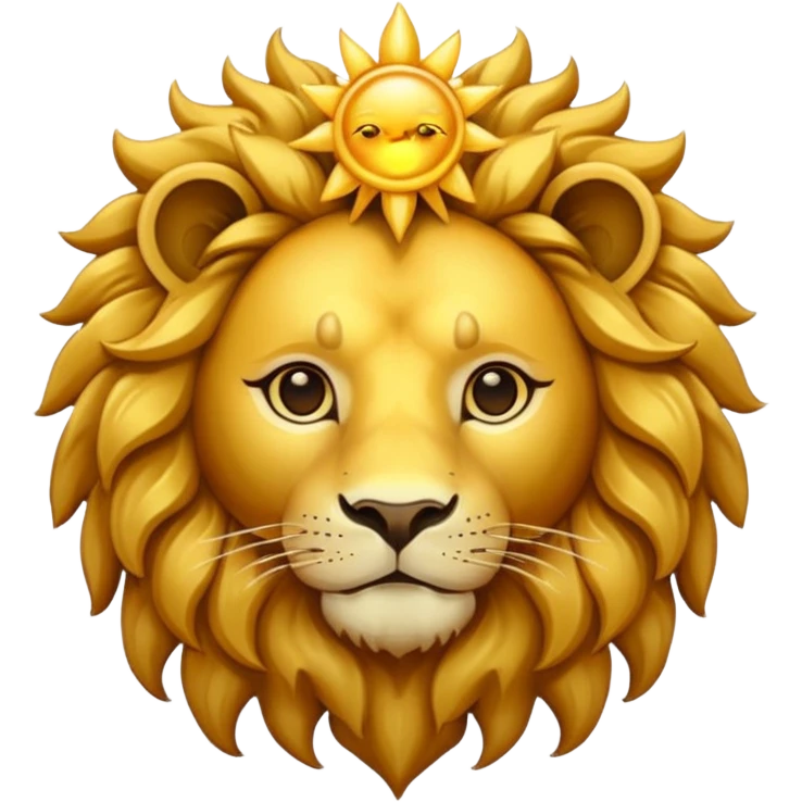 شیر خورشید emoji