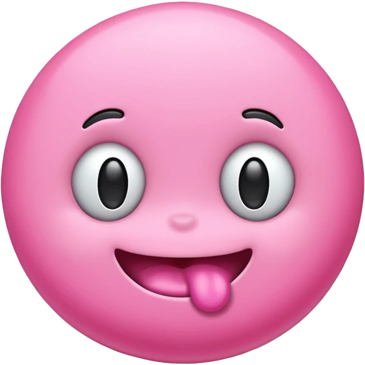 Chicle rosado emoji