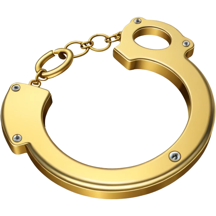 gold handcuff emoji