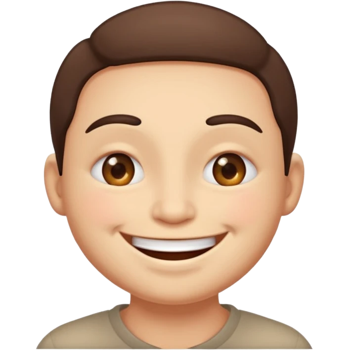 I want an overly excited face that says “I am so excited, I cannot contain. With eyes tightly squeezed closed together and a big grin emoji. With no  eyes  emoji