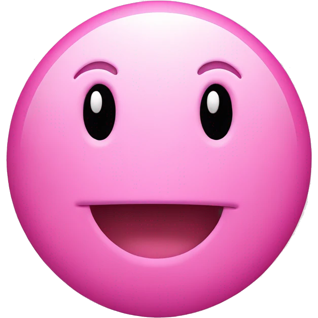 A smiley face with a pink boe emoji