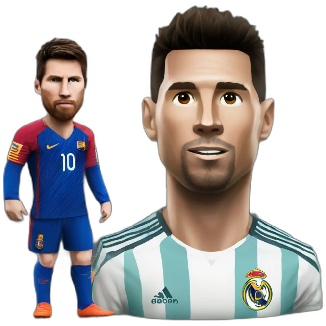ronaldo vs messi emoji
