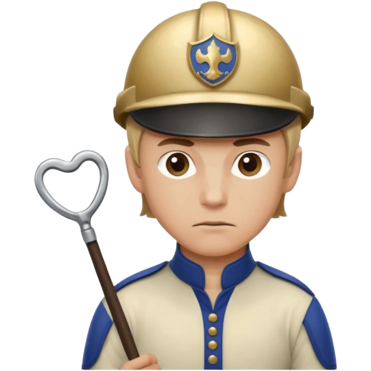 horse jockey men face emoji