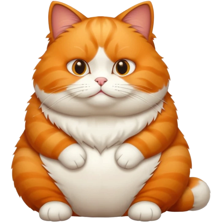 Fat cat emoji