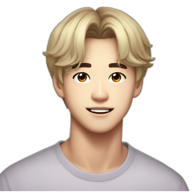BTS v singer K-pop star hot guy emoji