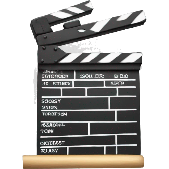 clapperboard emoji