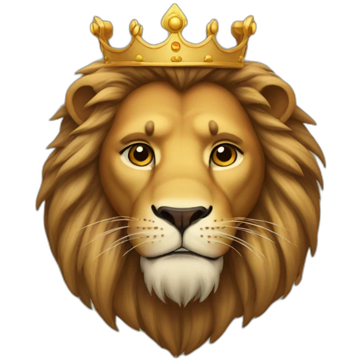 King lion emoji