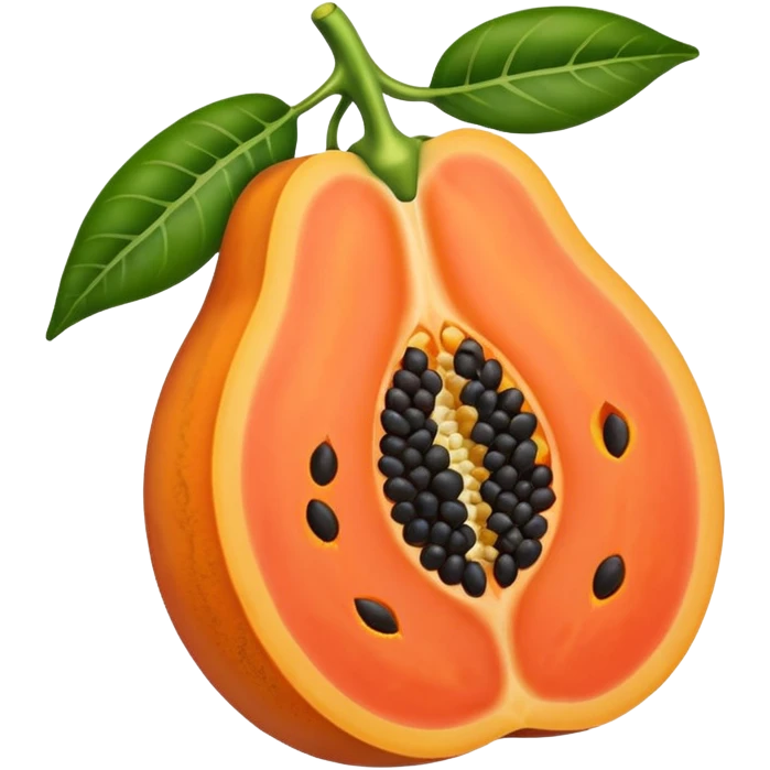 Papaya emoji