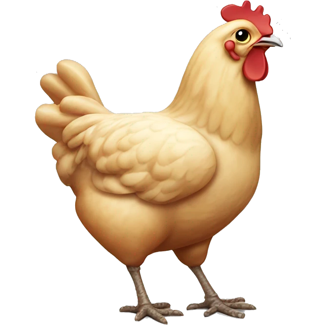 uncook chicken emoji