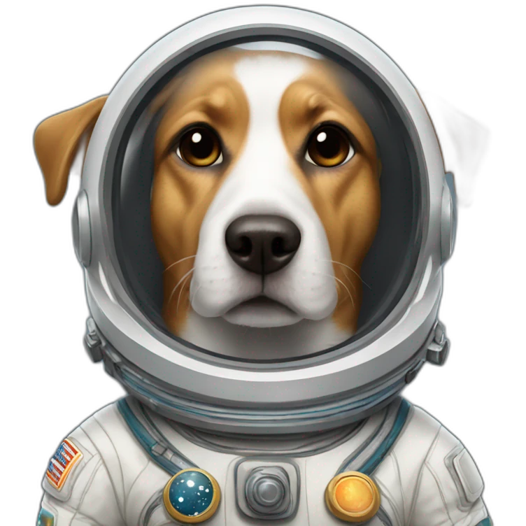 dog in a spacesuit emoji