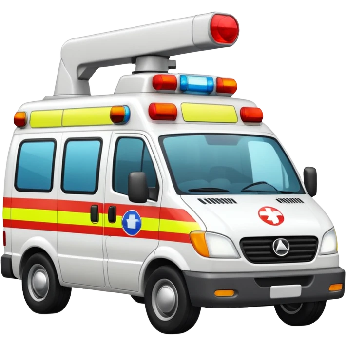Emergency van emoji
