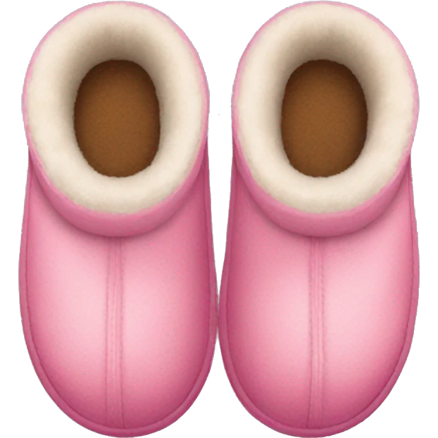 pink UGG slippers  emoji