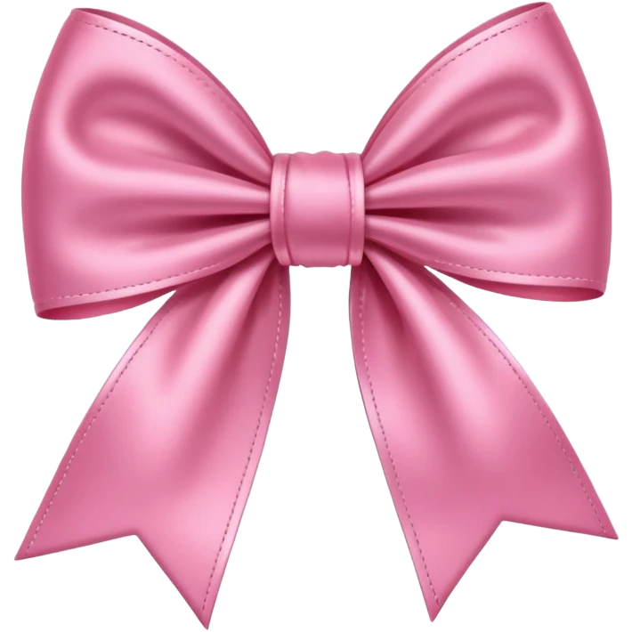 Moño rosado  emoji