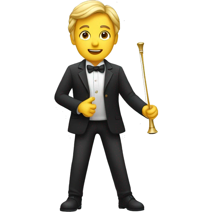 music conductor emoji