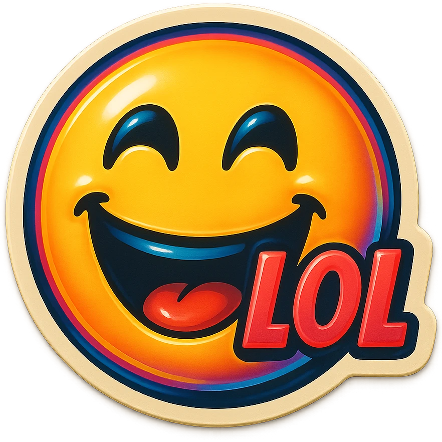 lol face  emoji