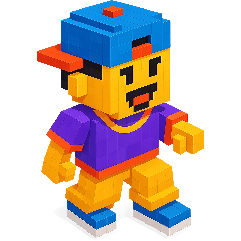 90s hip-hop outfit with baggy pants, oversized jersey, and snapback cap emoji