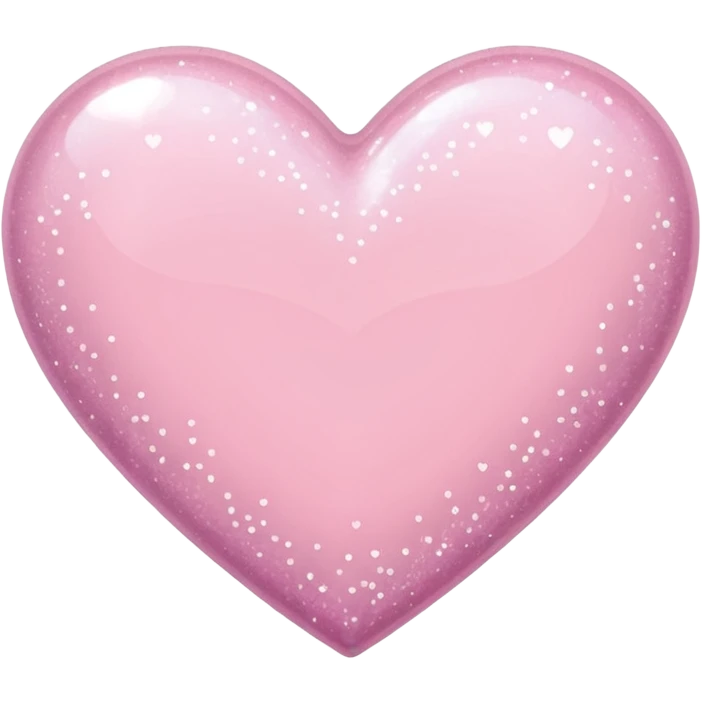 Sparkly Light Pink Heart emoji
