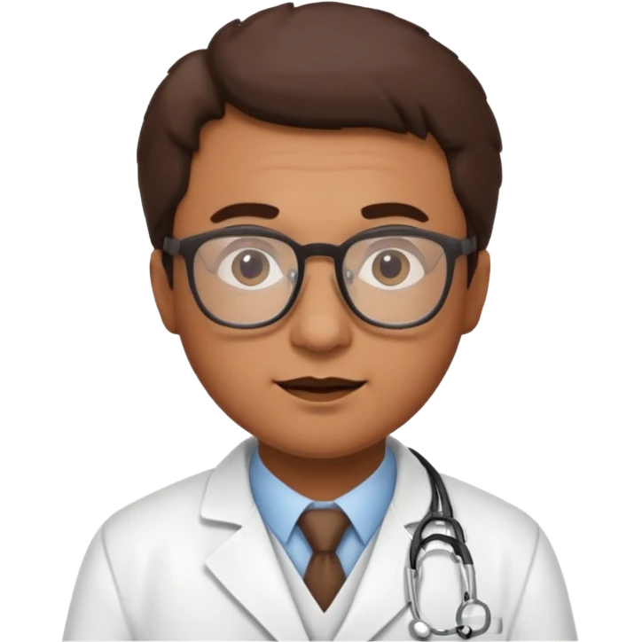 Funny looking doctor  emoji