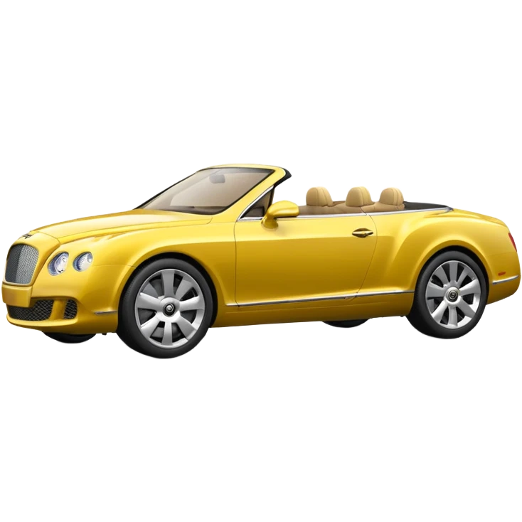 Yellow Bentley emoji
