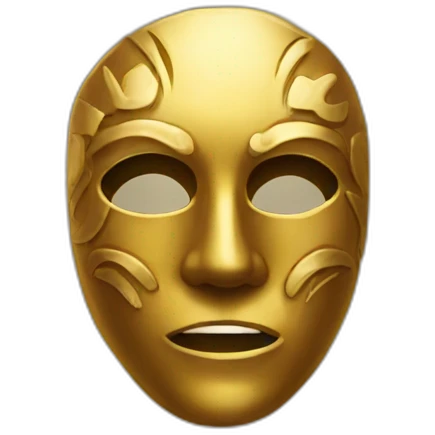 golden mask emoji