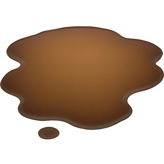 Brown puddle  emoji