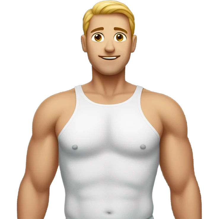 men with big breast implant emoji