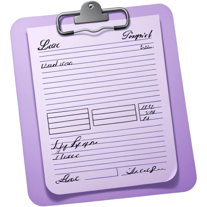 lilac medical prescription emoji