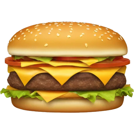 Double cheeseburger emoji